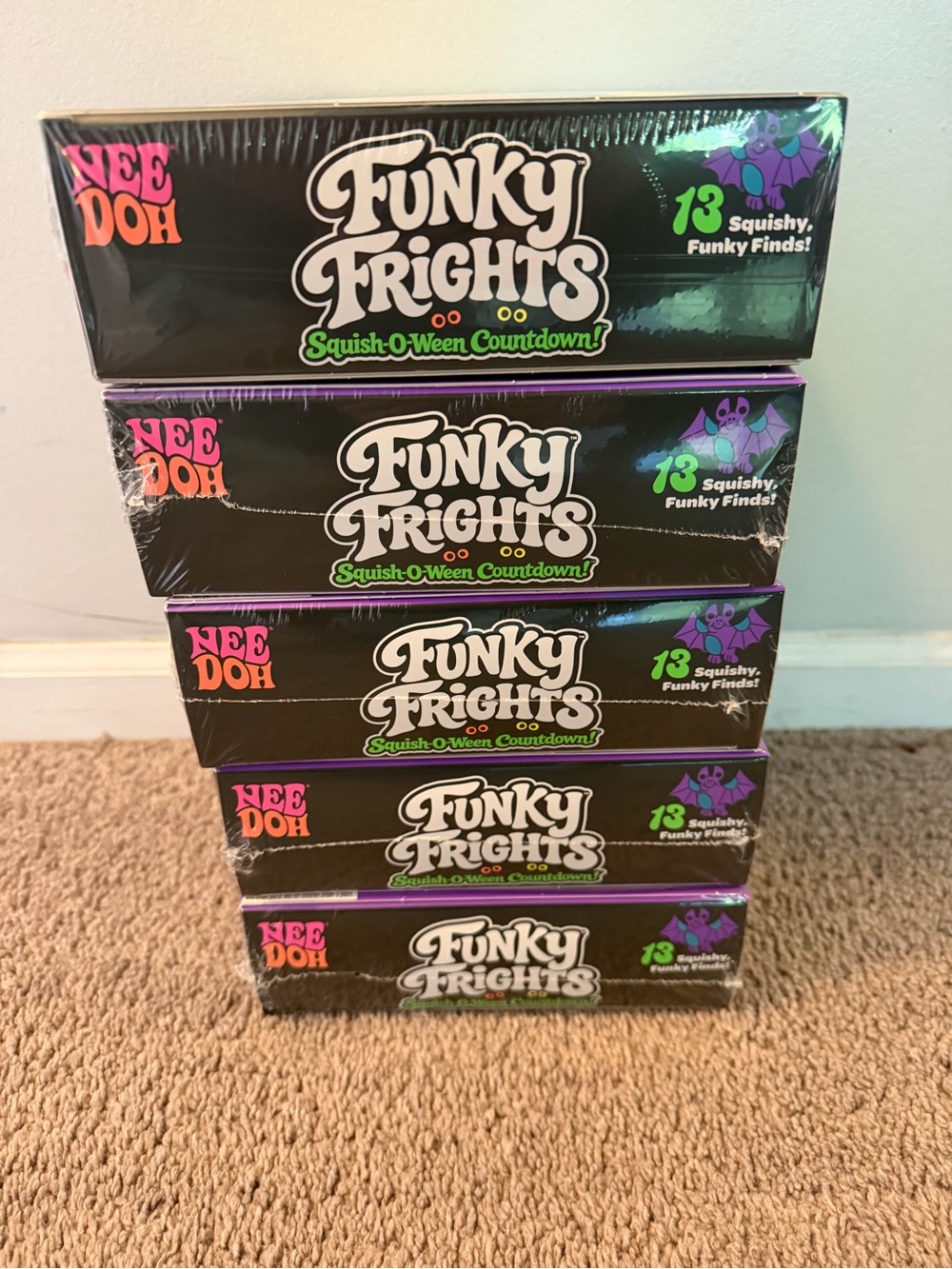 Funky Frights Squish-O-Ween Countdown Kids Learning Toy - Black & Purple